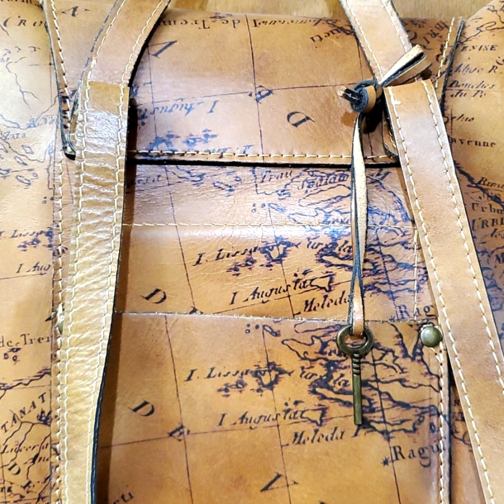 Patricia Nash Signature Map Drawstring Backpack - image 7